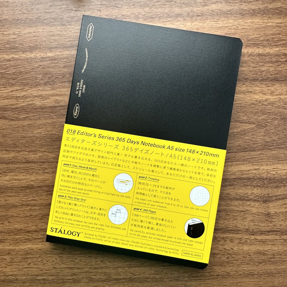 Stalogy 018 Editor's Series 365-Day A5 Notebook (Dot)