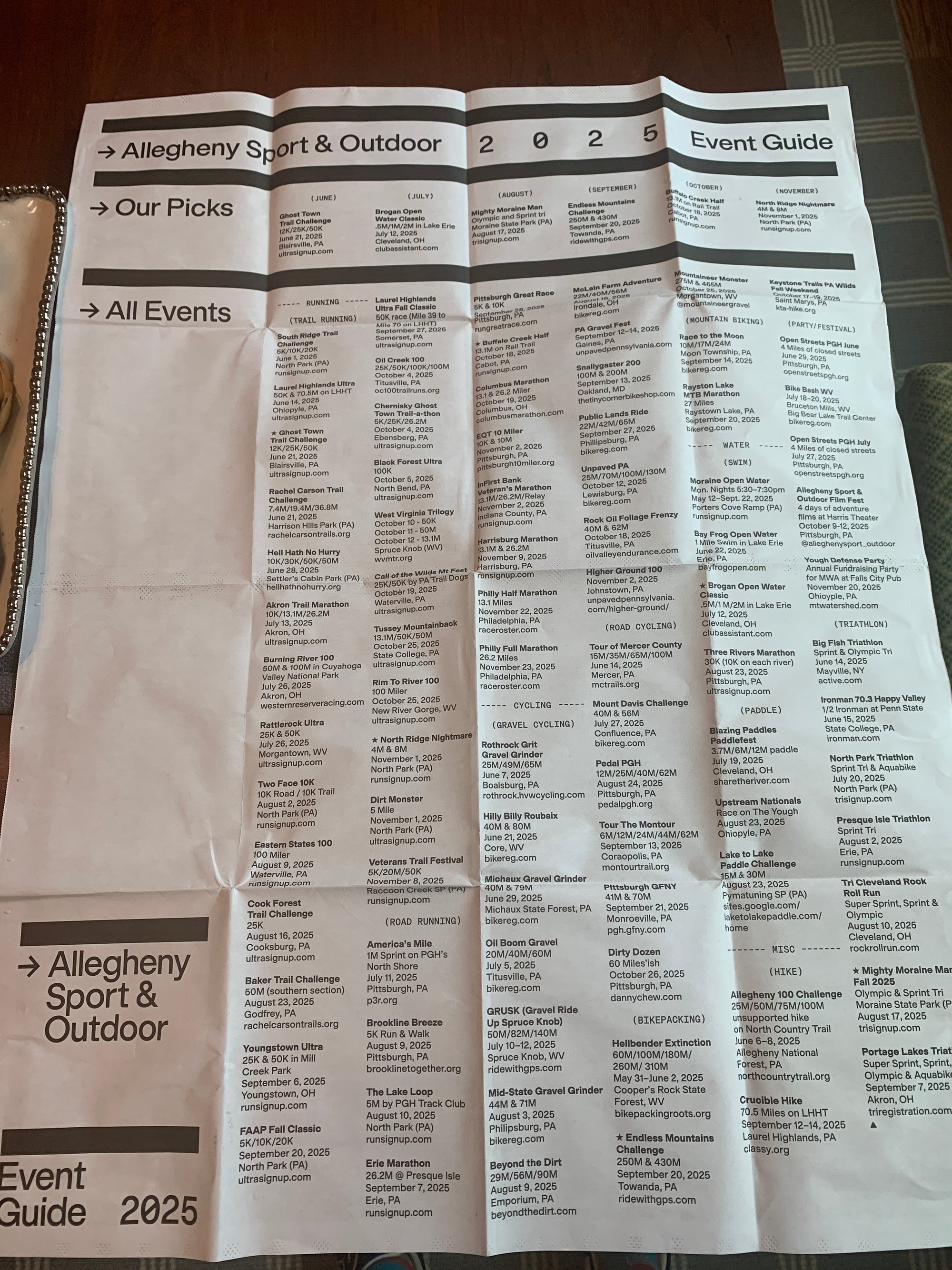 Allegheny Sport & Outdoor Event Guide 2025