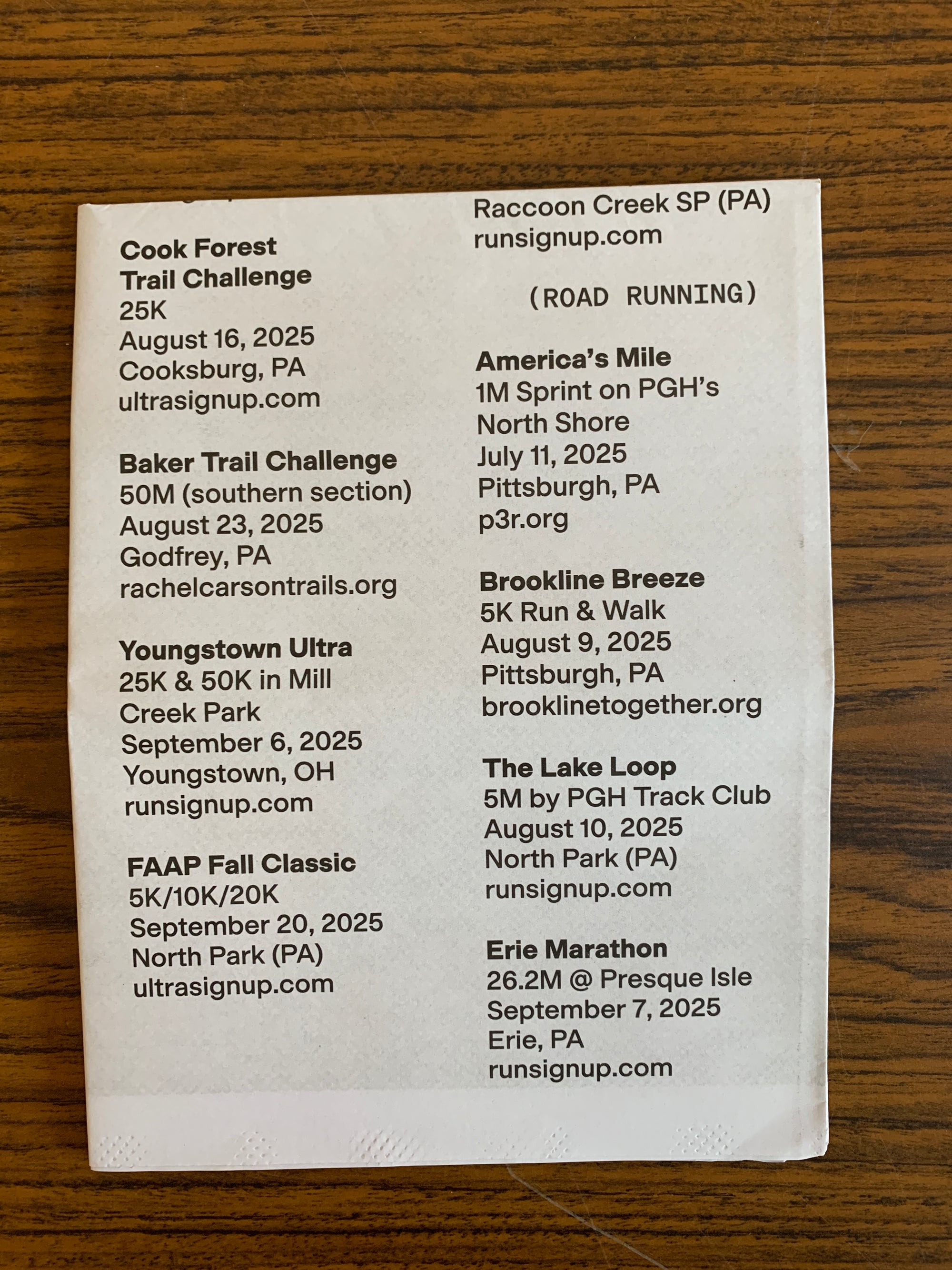 Allegheny Sport & Outdoor Event Guide 2025