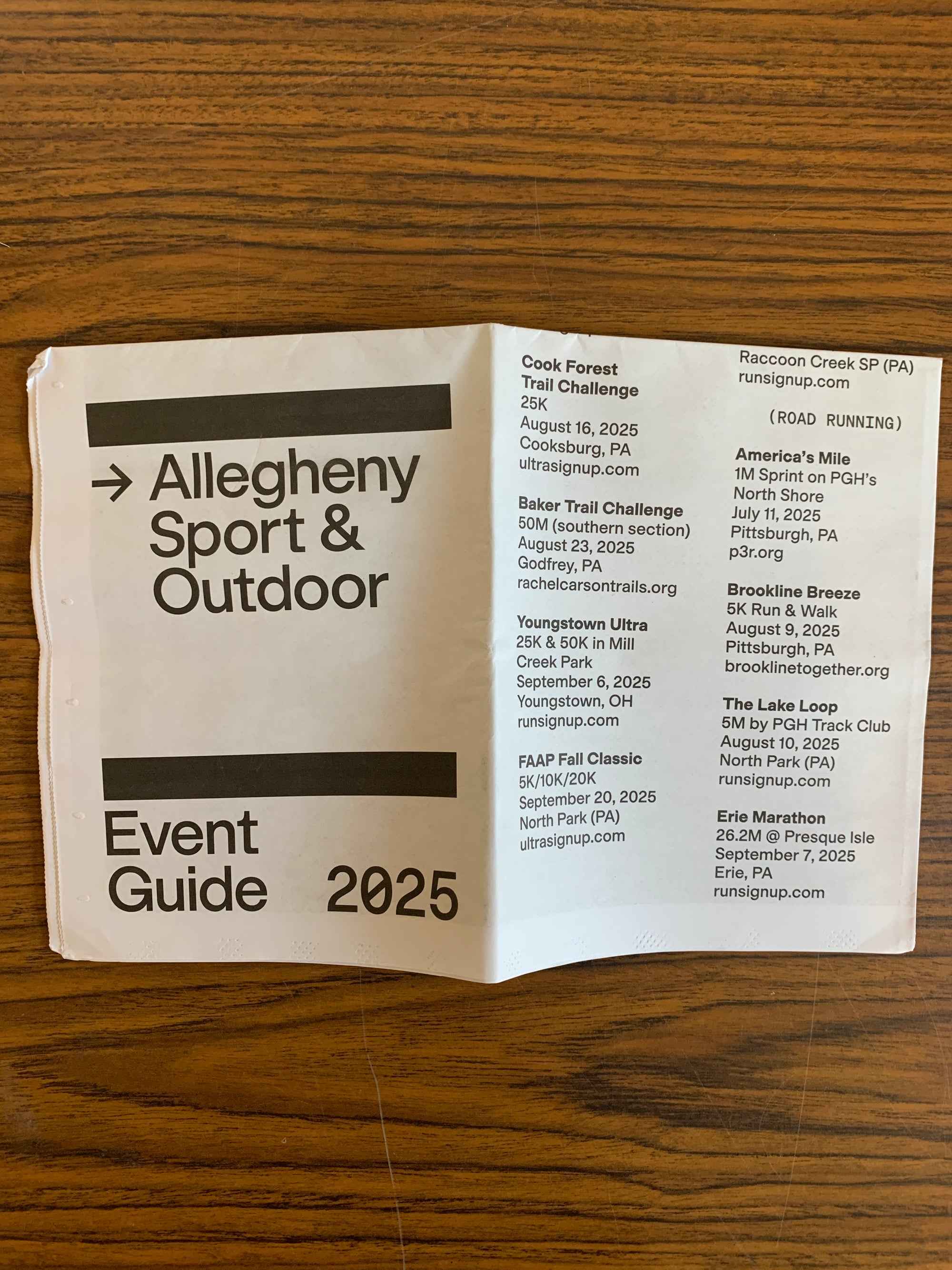 Allegheny Sport & Outdoor Event Guide 2025